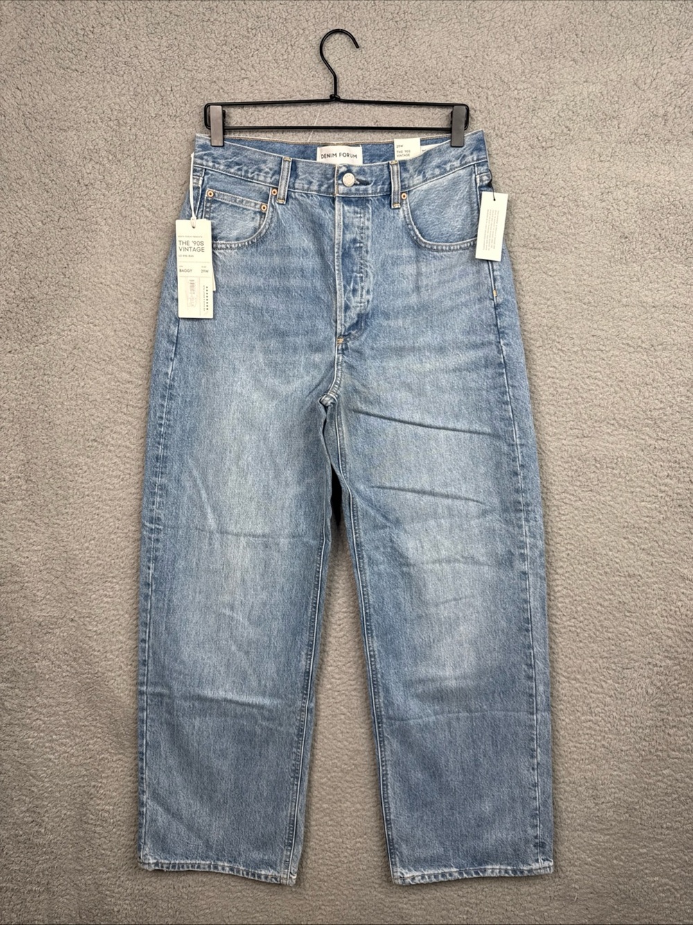 Aritzia Denim Forum "The 90s" Lo-Rise Baggy Wide Leg Jeans Women's Sz 29W NWT - Picture 8 of 16